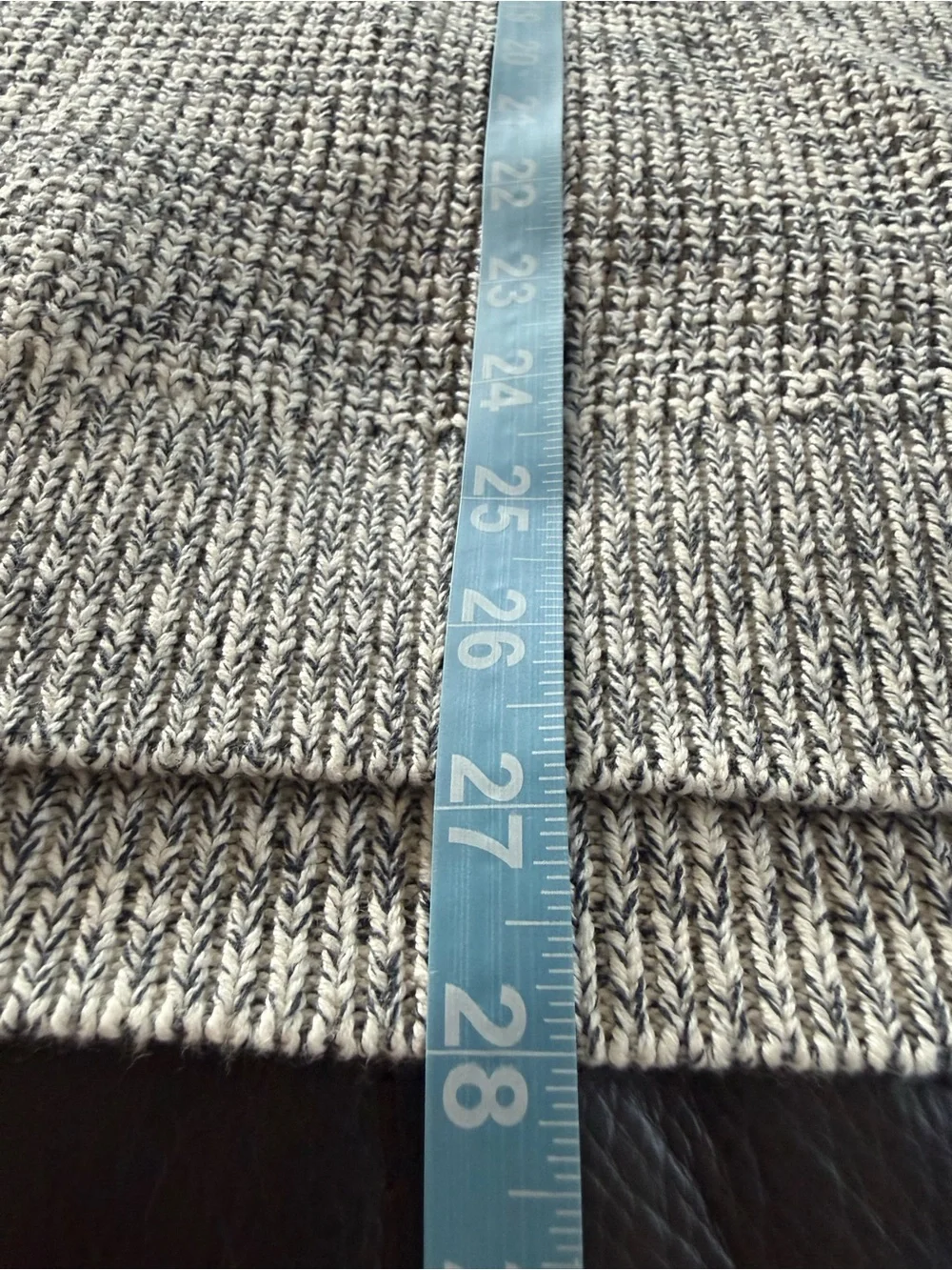 L.L.Bean Men's Organic Cotton Waffle Rollneck Crew Sweater Size Large